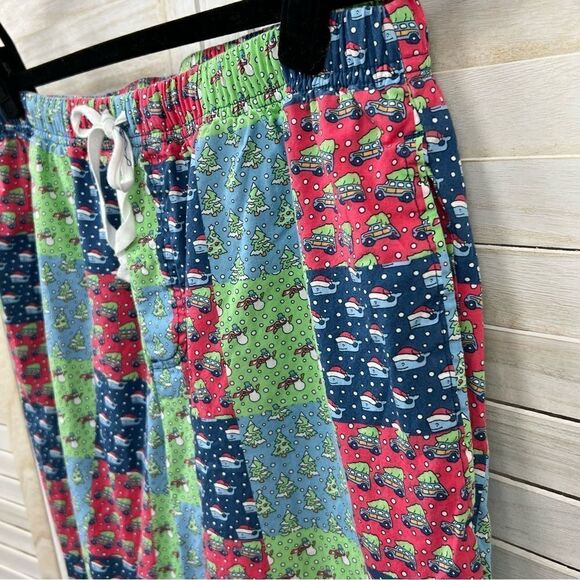 Vineyard Vines Sleepwear Patchwork Christmas Pajama PJ Pants Small - Picture 3 of 9